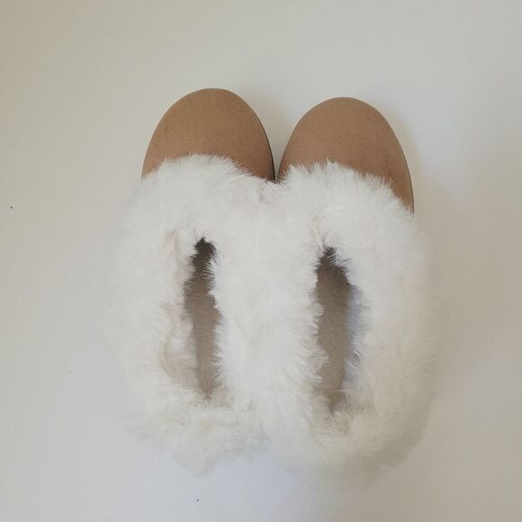 Boutique Platform Fur Lined Slip On Slipper Shoes Size 10 - Picture 2 of 7